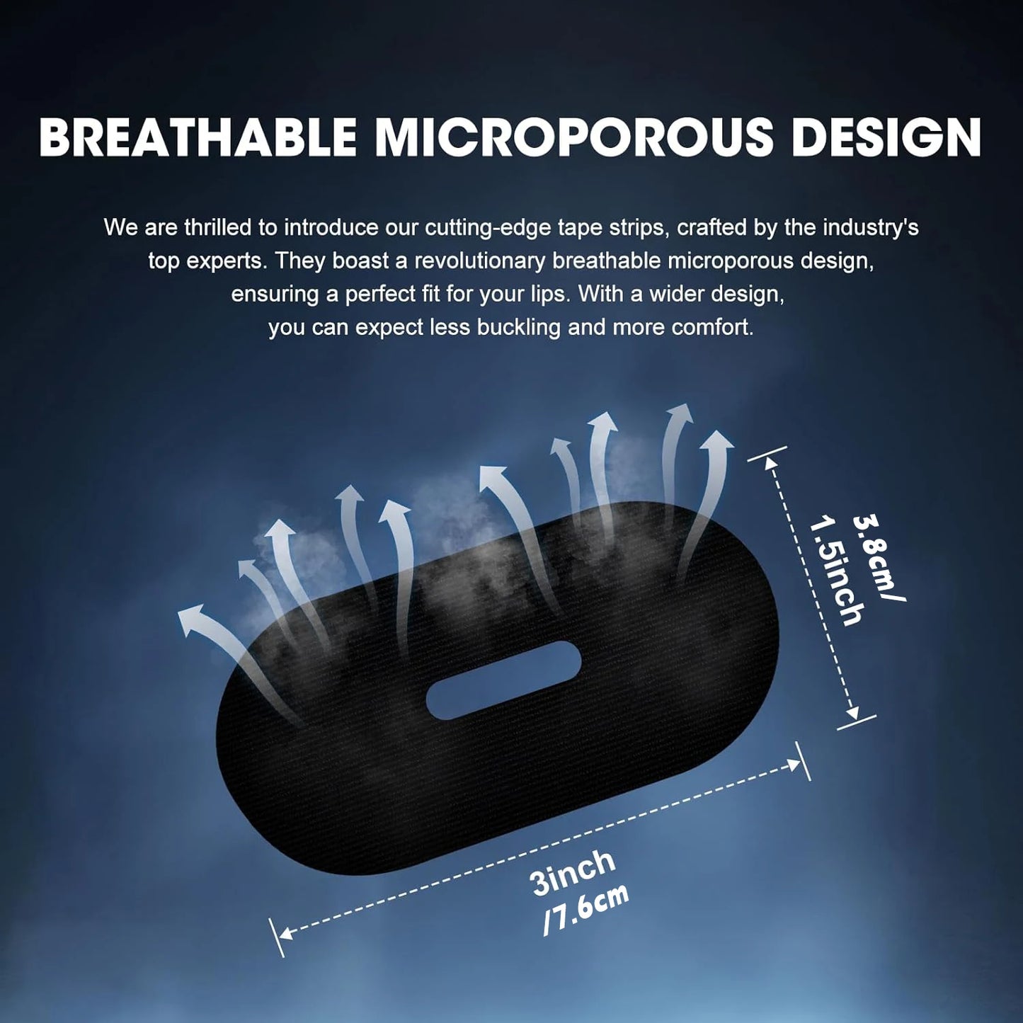 Anti-Snurk Mondtape – Medische Slaapstrips voor Beter Ademhalen & Rustige Nachtrust