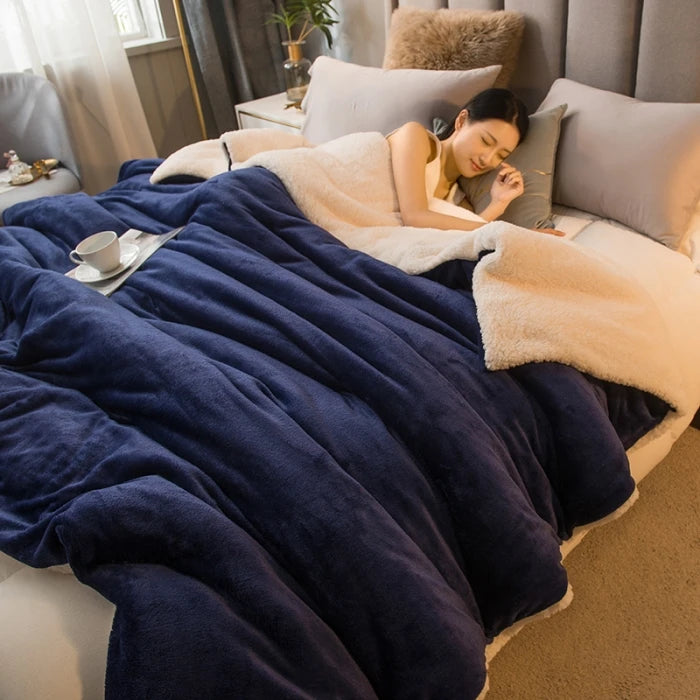 Warme Wollen Bedsprei – Luxe Comfort voor de Koude Dagen