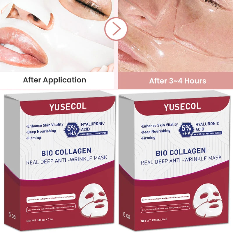 Gezichtsmasker met Collageen – Voor een Gladde & Stralende Huid