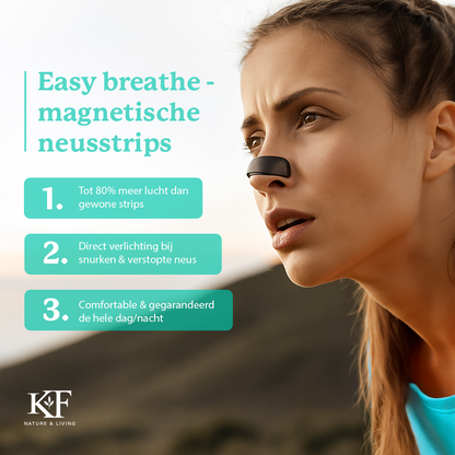 Neusstrip 2.0 – Magnetisch Systeem voor Vrijer Ademen & Minder Snurken