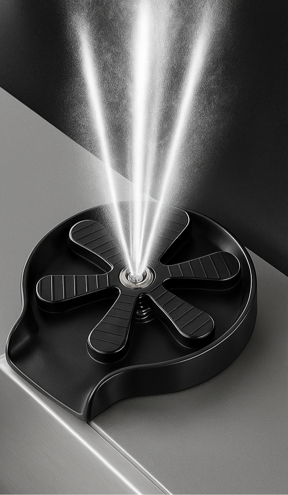 Glazenreiniger voor Gootsteen