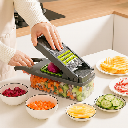 Multifunctionele Groentesnijder – 16-in-1 Keukenhulp