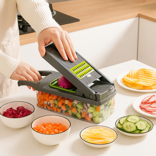 Multifunctionele Groentesnijder – 16-in-1 Keukenhulp