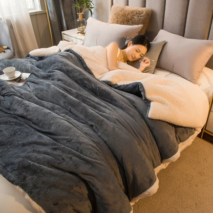 Warme Wollen Bedsprei – Luxe Comfort voor de Koude Dagen