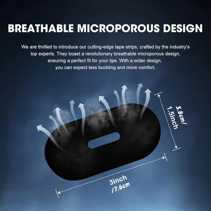 Anti-Snurk Mondtape – Medische Slaapstrips voor Beter Ademhalen & Rustige Nachtrust
