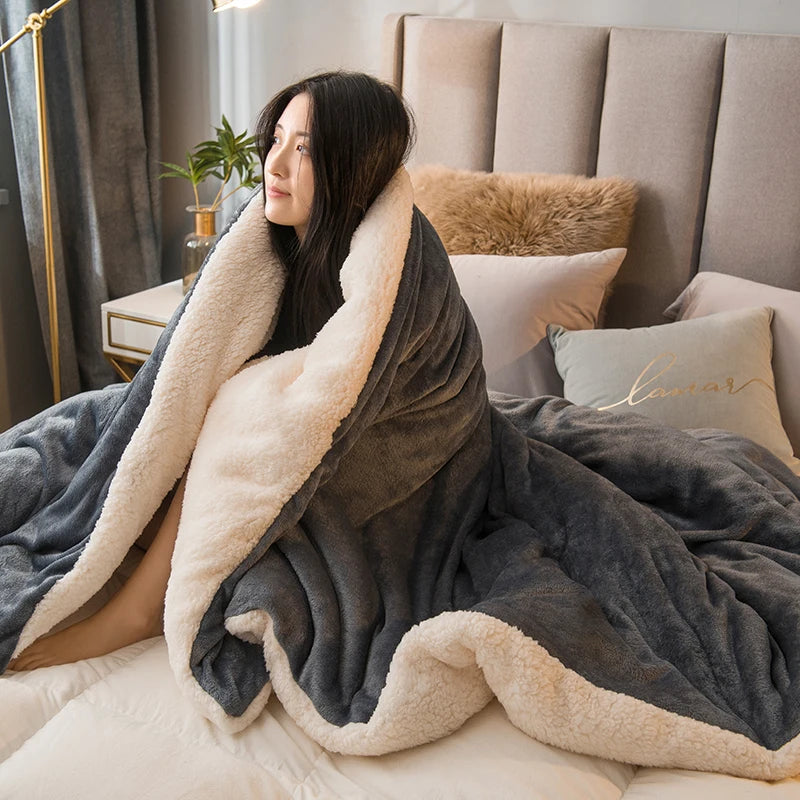 Warme Wollen Bedsprei – Luxe Comfort voor de Koude Dagen