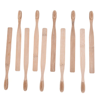 Tandenborstel set van bamboe