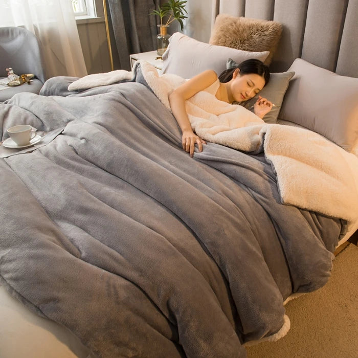 Warme Wollen Bedsprei – Luxe Comfort voor de Koude Dagen