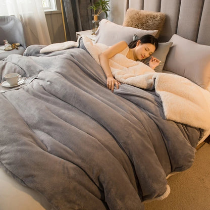 Warme Wollen Bedsprei – Luxe Comfort voor de Koude Dagen