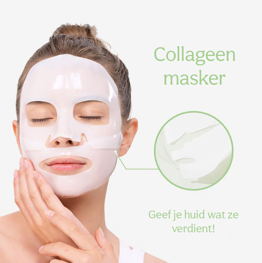 Gezichtsmasker met Collageen – Voor een Gladde & Stralende Huid
