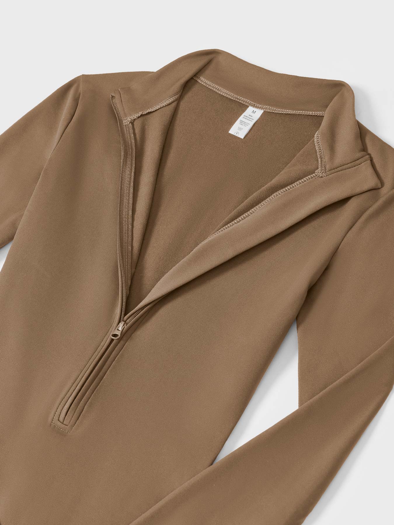 KF Fashion Fleece Long Sleeve Zipper Jumpsuit