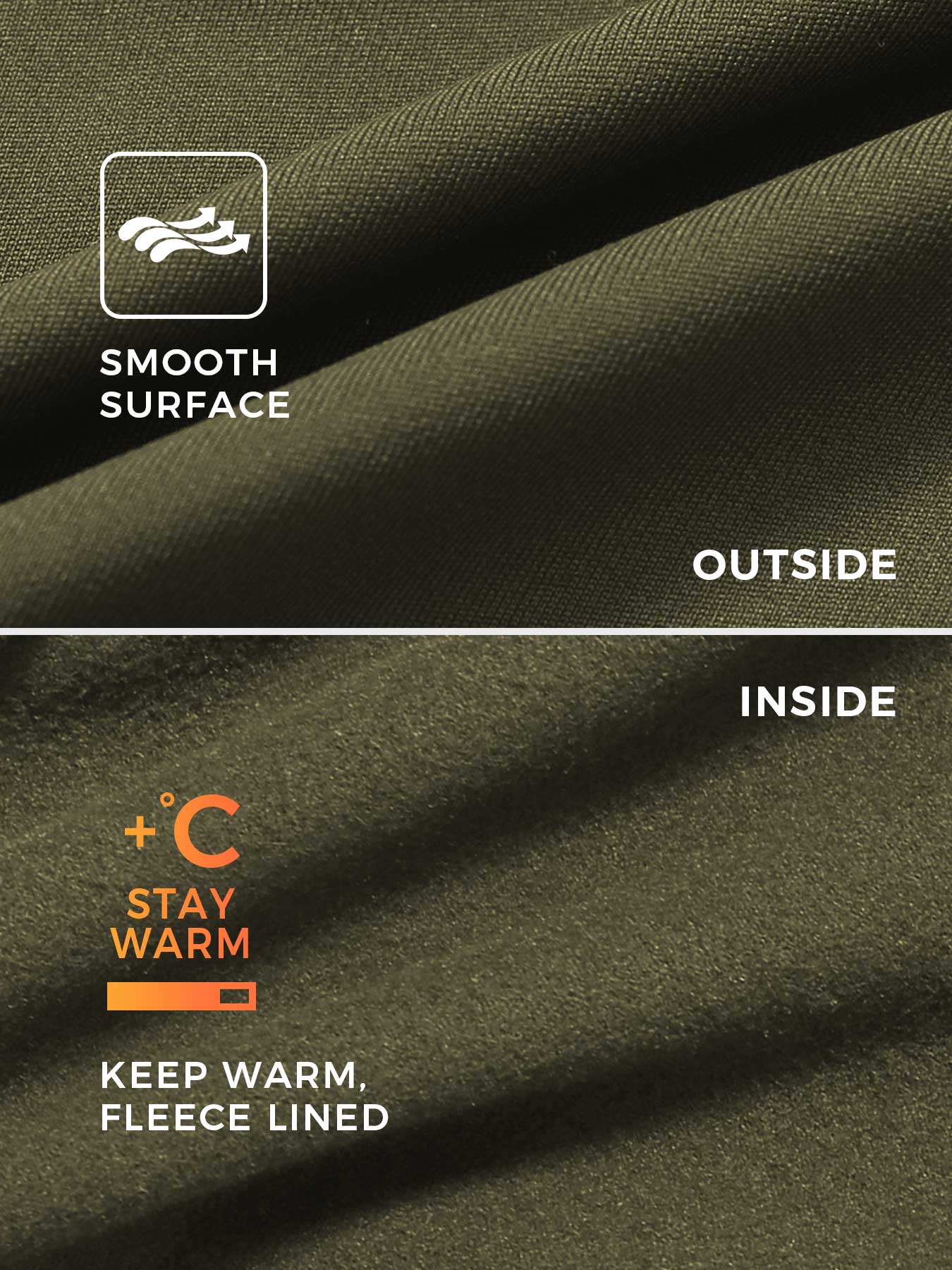 KF Fashion Fleece Long Sleeve Zipper Jumpsuit